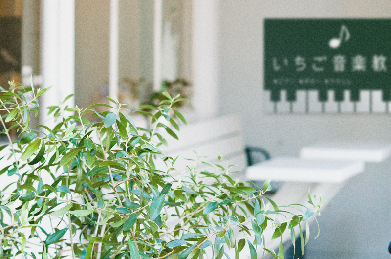 nontic（ノンティック）いちご音楽教室 看板デザイン