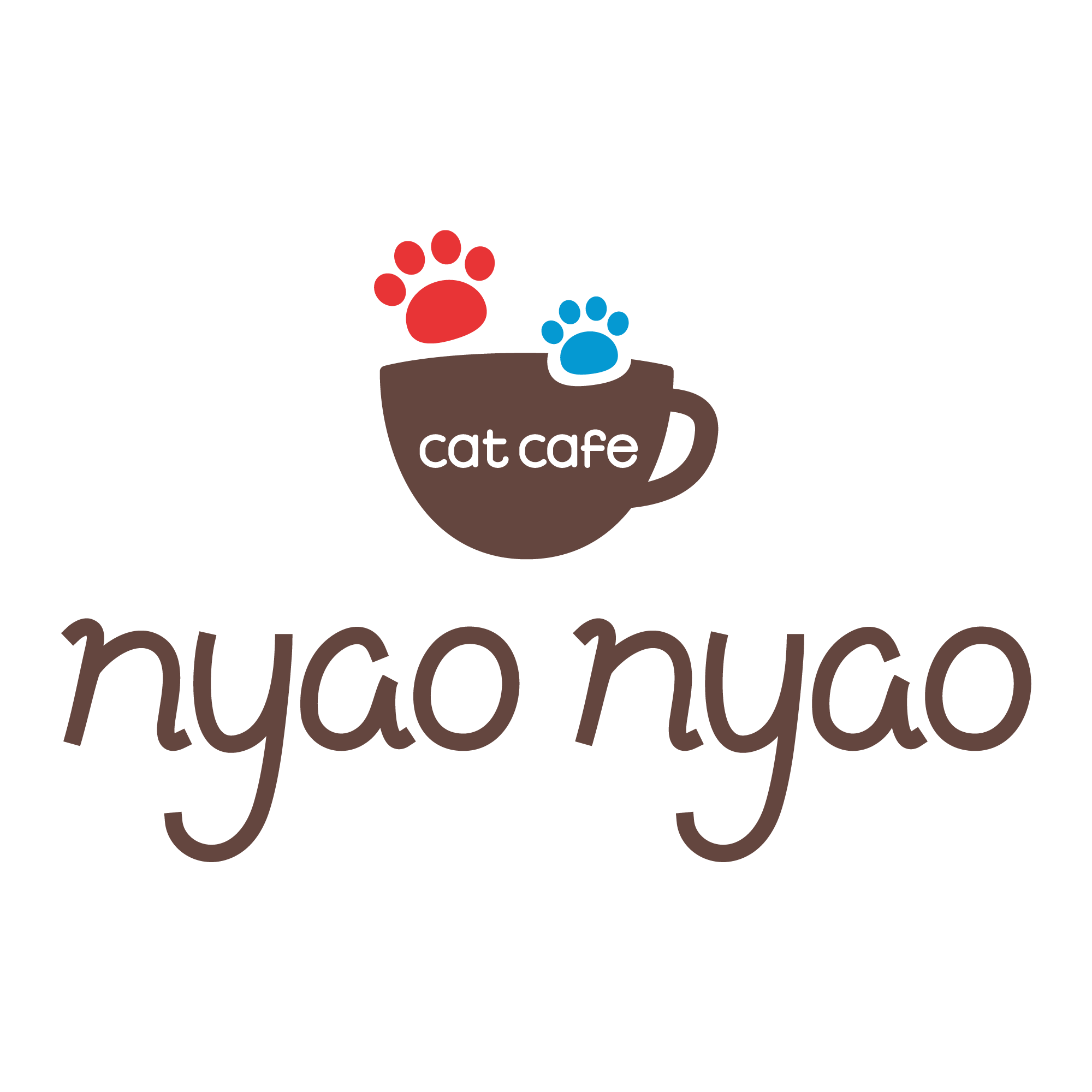 nontic（ノンティック）猫カフェ nyao nyao ロゴデザイン